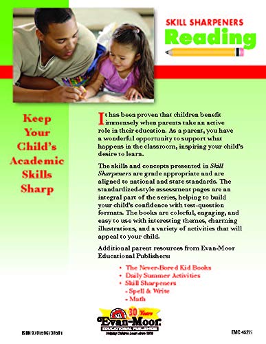 Skill Sharpeners Reading, Grade Pre-K