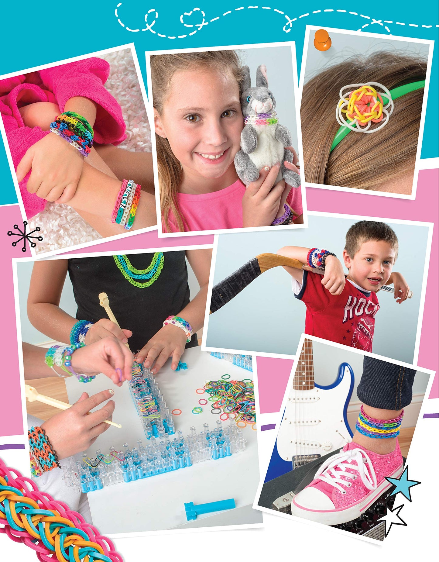 Totally Awesome Rubber Band Jewelry: Make Bracelets, Rings, Belts & More with Rainbow Loom (R), Cra-Z-Loom (TM), or FunLoom (TM) (Design Originals) 12 Creative Step-by-Step Projects for Hours of Fun