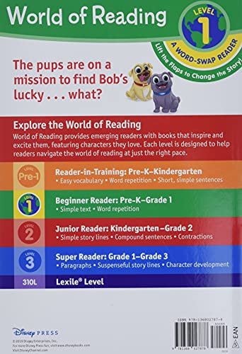 World of Reading: Puppy Dog Pals Lucky Pups (Level 1 Word Swap Reader)