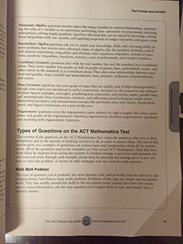 The Real ACT Prep Guide