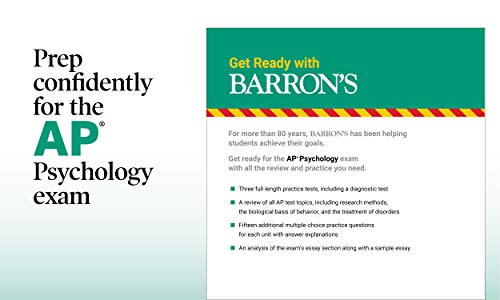 AP Psychology: With 3 Practice Tests (Barron's Test Prep)
