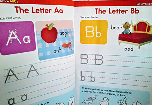 Let's Practice ABCs Workbook Ages 3+