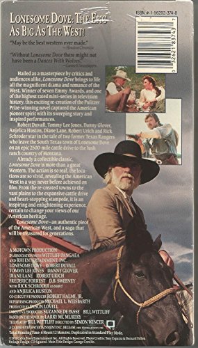 Lonesome Dove: Part IV Return [VHS Tape] by Rovert Duvall; Tommy Lee Jones