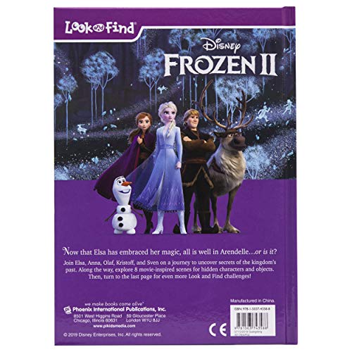 Disney Frozen 2 Elsa, Anna, Olaf, and More! - Look and Find Activity Book - PI Kids