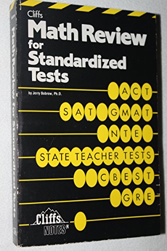 Math Review For Standardized Tests (Cliffs Test Prep) - 3011