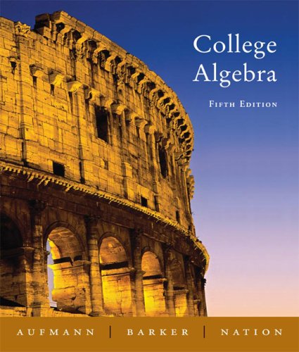 College Algebra, Fifth Edition