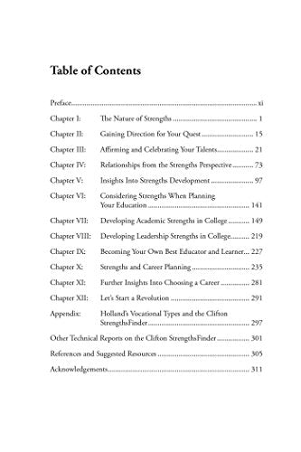 STRENGTHS QUEST: DISCOVER AND DE