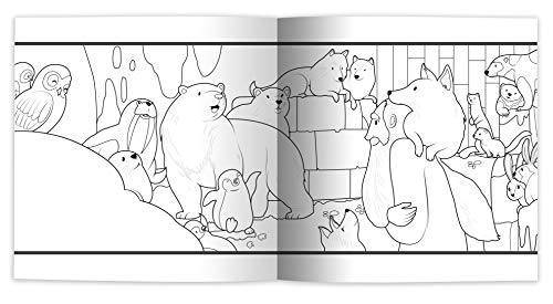 Birds, Beasts, Critters & Creatures: The Story of Noah's Ark, Coloring Book Edition