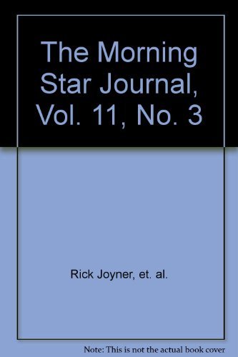 The Morning Star Journal, Vol. 11, No. 3