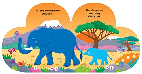 I Love Mommy-Adorable Animals Illustrate the Special Bond between Mommy and Child in this Heart-Shaped Board Book
