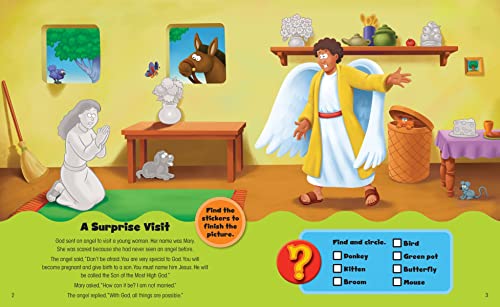 The Beginner's Bible A Christmas Celebration Sticker and Activity Book