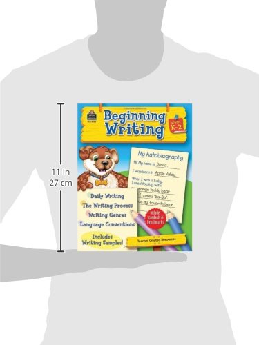 Beginning Writing: Grades K-2 Daily Writing, The Writing Process, Writing Genres, Language Convestions, Includes Writing Samples - 2072