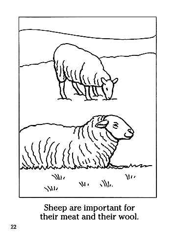 Farm Animals Coloring Book (Dover Little Activity Books)