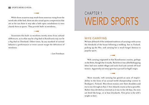Sports Weird-o-Pedia: The Ultimate Book of Surprising, Strange, and Incredibly Bizarre Facts about Sports
