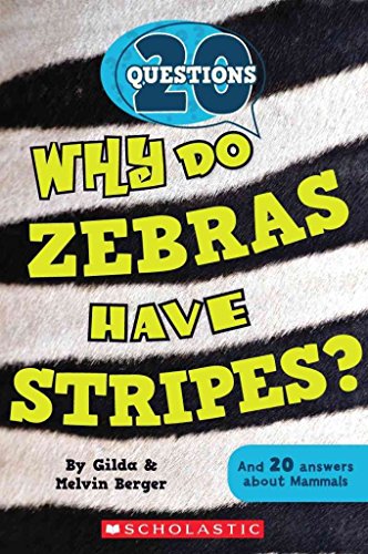 20 Questions #2: Why Do Zebras Have Stripes? - 845