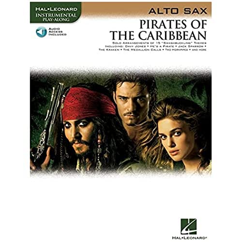 Pirates of the Caribbean for Alto Sax Book/Online Audio (Instrumental Play-along)