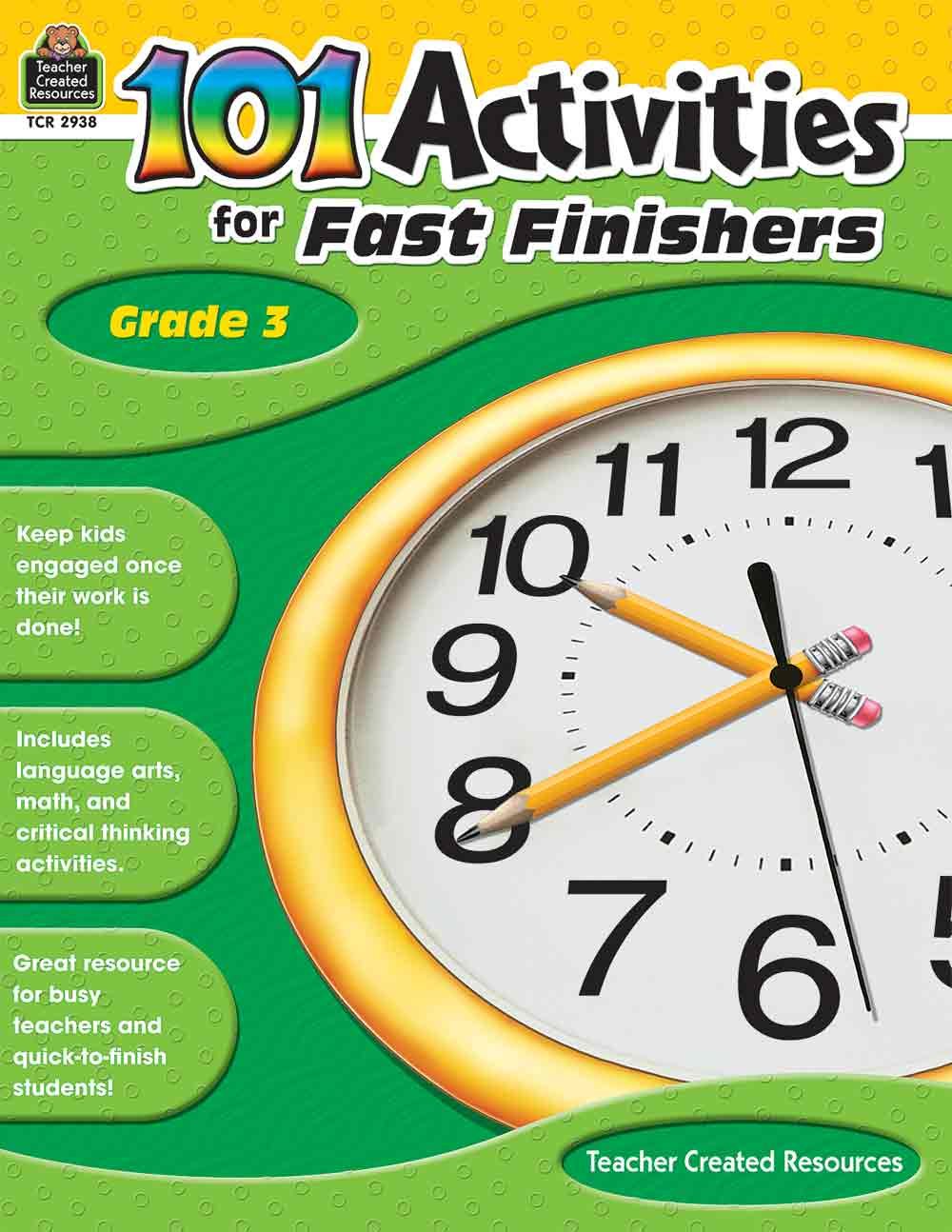 101 Activities For Fast Finishers Grade 3: Grade 3