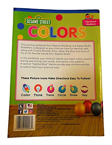 Kappa Books Colors with Ernie Educational Workbook