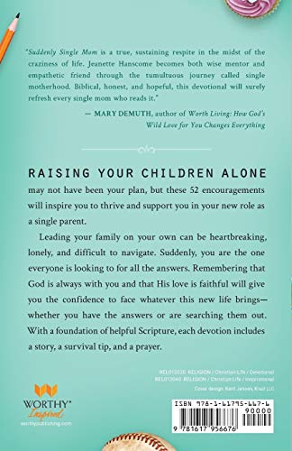 Suddenly Single Mom: 52 Messages of Hope, Grace, and Promise