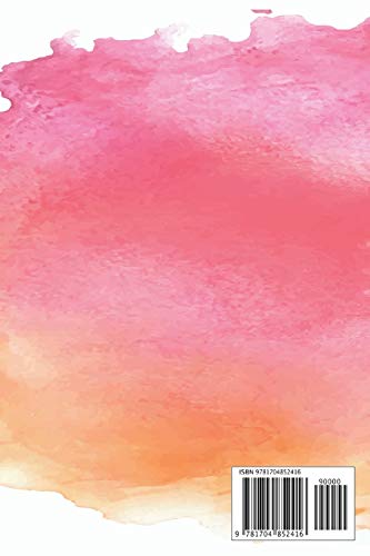 Taking it day by day - A Grief Journal: A bereavement diary and remembrance notebook for women to help you work through grief, loss and anxiety / Pink ... watercolor edition (Healing after loss)