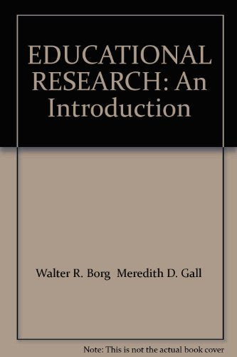EDUCATIONAL RESEARCH: An Introduction