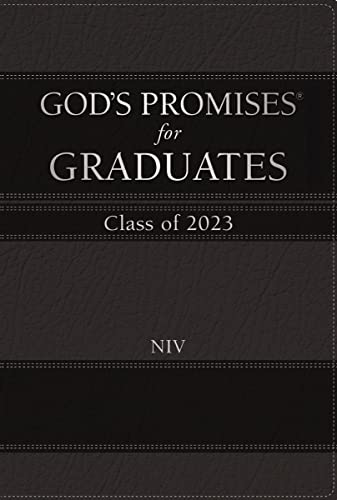God's Promises for Graduates: Class of 2023 - Black NIV: New International Version