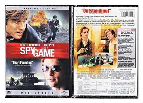 Spy Game (DVD, 2002, Widescreen; Collector's Edition) Brand New