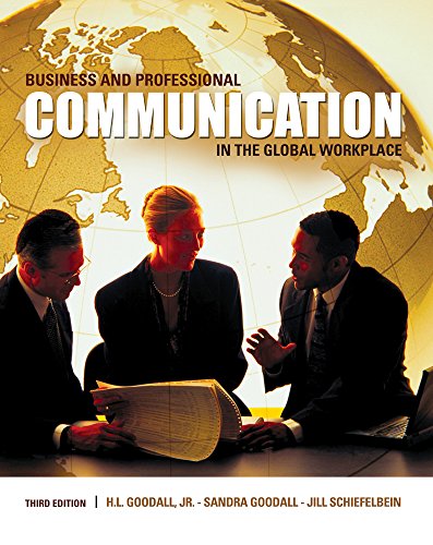 Business and Professional Communication in the Global Workplace - 2310