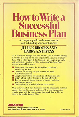 How to Write a Successful Business Plan