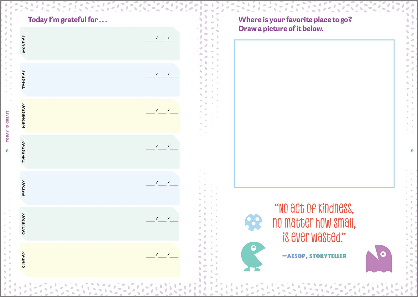Today Is Great!: A Daily Gratitude Journal for Kids