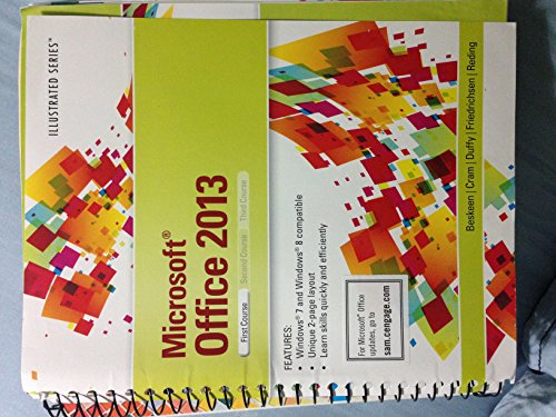 MicrosoftOffice 2013: Illustrated Introductory, First Coursem Spiral bound Version - 2812