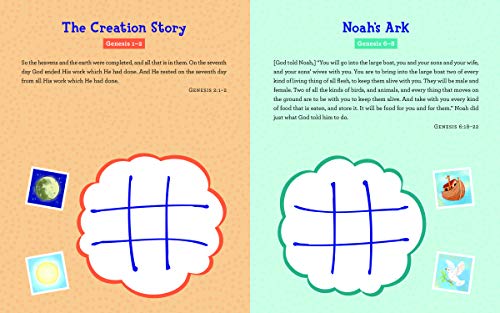Bible Sticker Tic-Tac-Toe: A Sticky Twist on a Classic Favorite!