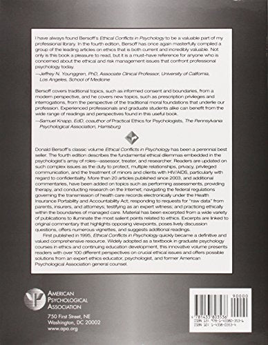 Ethical Conflicts in Psychology