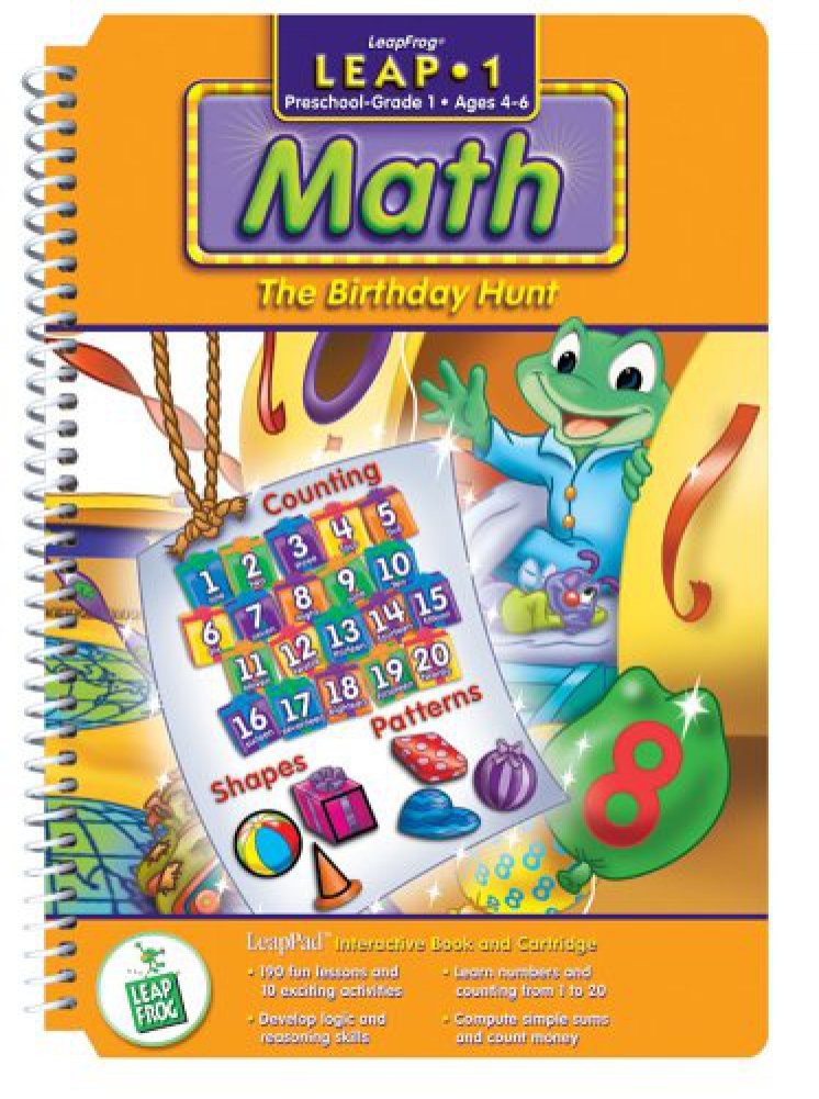LeapPad: Leap 1 Math - Birthday Hunt Interactive Book and Cartridge