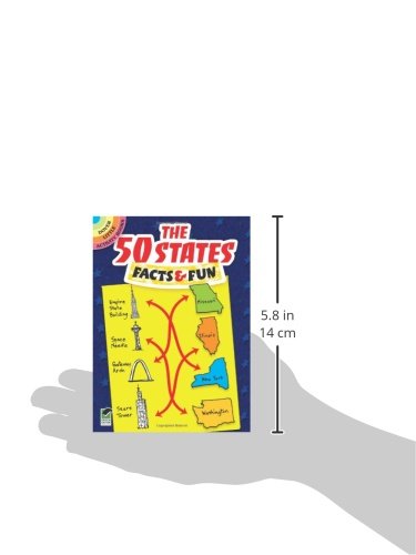 The 50 States: Facts & Fun (Dover Little Activity Books)