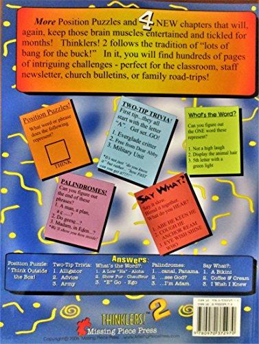 Thinklers! 2 (More Brain Ticklers)