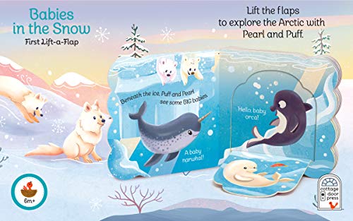 Babies in the Snow Chunky Lift-a-Flap Board Book (Babies Love) (Chunky Lift a Flap Books)