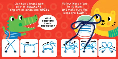 Jungle Dress-Up - A First Book of Fasteners - Children's Touch and Feel Board Book