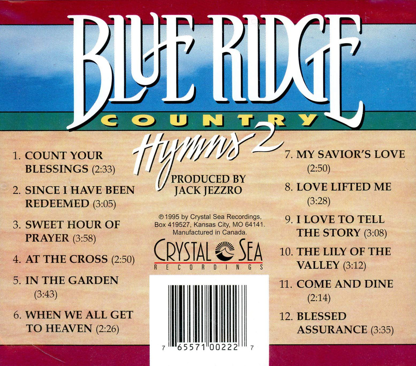 Blue Ridge Country Hymns 2 (UK Import)