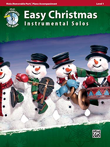 Easy Christmas Instrumental Solos for Strings, Level 1: Viola, Book & Online Audio/Software (Easy Instrumental Solos Series)