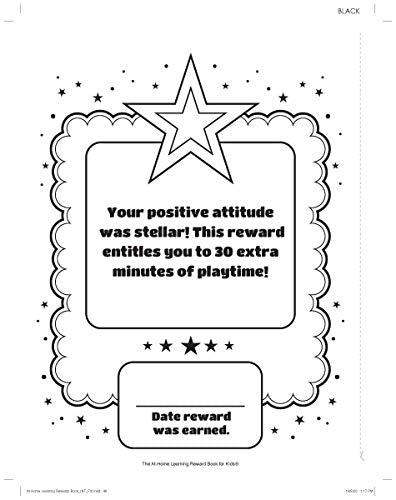 The At-Home Learning Reward Book for Kids: 48 motivational rewards for summer learning, each with a coloring activity!