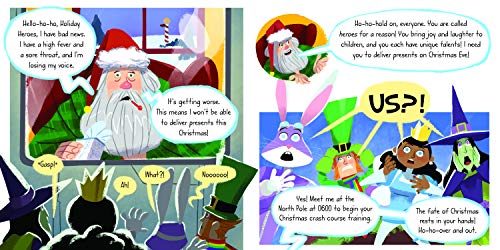 The Holiday Heroes Save Christmas: A Silly Holiday Adventure for Children with Santa!