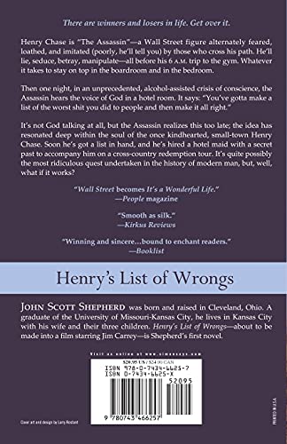 Henry's List of Wrongs