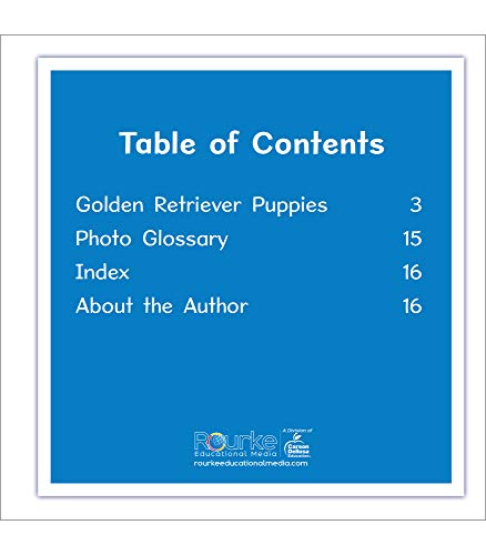 Top Puppies: Golden Retriever PuppiesChildren's Book About Golden Retrievers, Preschool-Grade 2 (16 pgs)