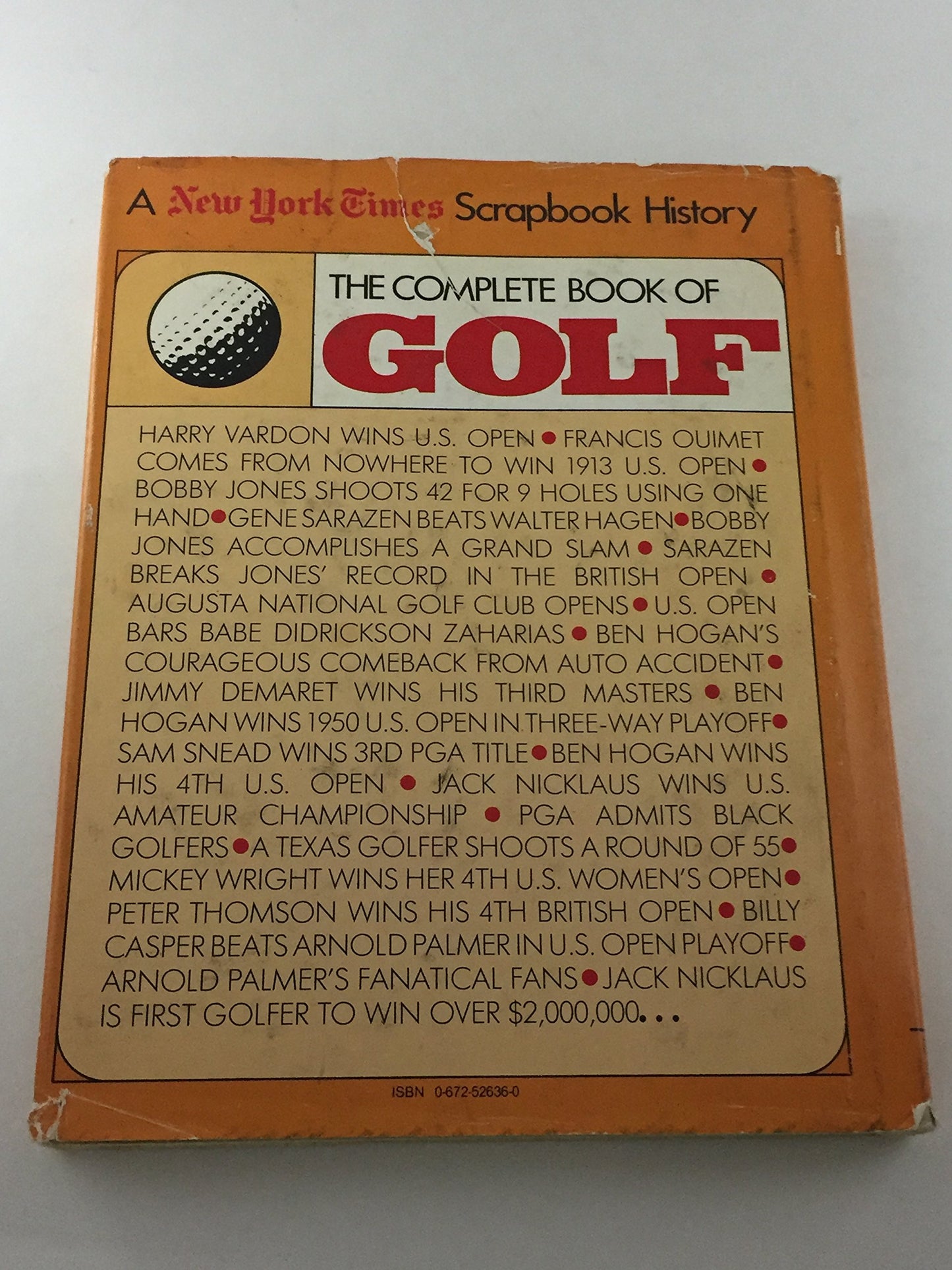 Complete Book of Golf: A New York Times Scrapbook History