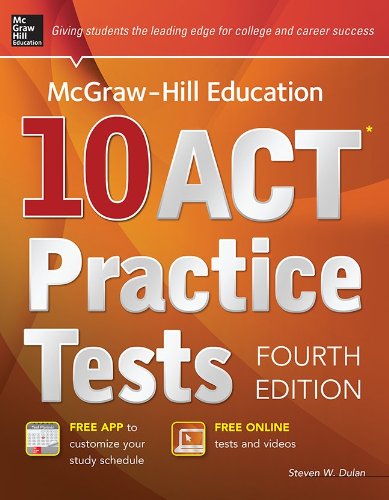 McGraw-Hill Education 10 ACT Practice Tests, Fourth Edition - 9469
