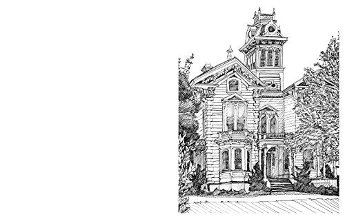 Victorian Buildings of the American West: A Coloring Book - 3720