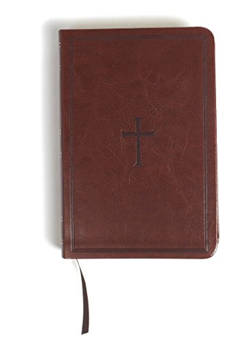 HCSB Compact Ultrathin Bible, Brown LeatherTouch