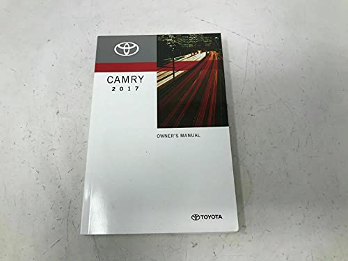 2017 Toyota Camry Owners Manual OEM Z0A0519