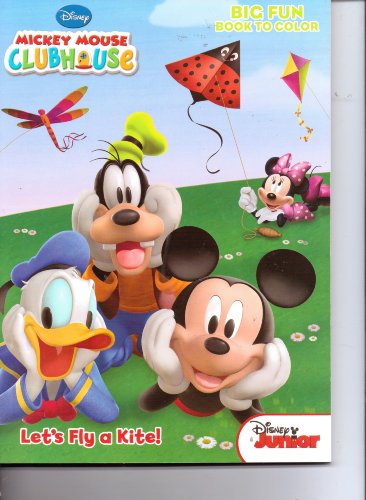 Mickey Mouse Clubhouse Big Fun Book to Color ~ Let's Fly a Kite